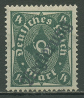 Dt. Reich 1922 Dienst-Kontrollaufdruck Wiesbaden DK 3 II A Mit Falz, Signiert - Dienstzegels