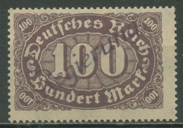 Dt. Reich 1922 Dienst-Kontrollaufdruck Wiesbaden DK 20 III A Mit Falz, Signiert - Servizio