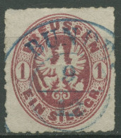 Preußen 1861 Adler Im Oval 1 Sgr, 16 A Gestempelt Hannover-K2 BUNDE - Gebraucht