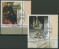 Bund 2016 Museumsschätze Gemälde 3227/28 Ecke 4 TOP-ESST Berlin (E4018) - Used Stamps