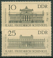 DDR 1981 Baumeister Karl Friedrich Schinkel Bauwerke 2619/20 Postfrisch - Ungebraucht