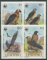 Lesotho 1986 WWF Naturschutz Bartgeier 556/59 Postfrisch - Lesotho (1966-...)