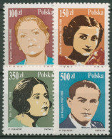 Polen 1990 Sängerinnen & Sänger 3254/57 Postfrisch - Unused Stamps