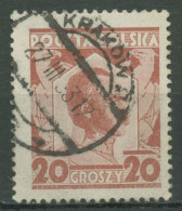 Polen 1927 Marschall Jozef Pilsudski 245 Gestempelt - Used Stamps