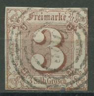 Thurn Und Taxis 1859/61 3 Silbergroschen 17 Gestempelt - Sonstige & Ohne Zuordnung