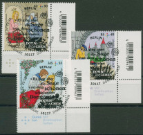 Bund 2015 Grimms Märchen Dornröschen 3132/34 Ecke 4 TOP-ESST Berlin (E4005) - Used Stamps