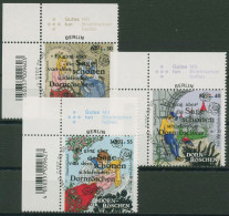 Bund 2015 Grimms Märchen Dornröschen 3132/34 Ecke 1 TOP-ESST Berlin (E4004) - Used Stamps