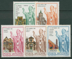 Vatikan 1991 Weltreisen Von Papst Johannes Paul II. 1046/50 Postfrisch - Ongebruikt