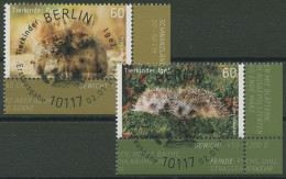 Bund 2014 Tierbabies: Rotfuchs Igel 3047/48 Ecke 4 Mit TOP-ESST Berlin (E3992) - Used Stamps