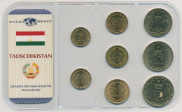 Tadschikistan 2001 Kursmünzen 5 Diram - 5 Somoni Im Blister, St (m4060) - Takiyistán
