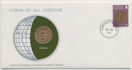 Guernsey 1980 Weltkugel Numisbrief 2 Pence (N137) - Guernesey