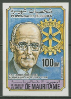 Mauretanien 1984 Paul Harris Rotary International 809 B Postfrisch - Mauritanie (1960-...)