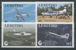 Lesotho 1989 Int. Komitee Des Roten Kreuzes Flugzeuge 752/55 Postfrisch - Lesotho (1966-...)