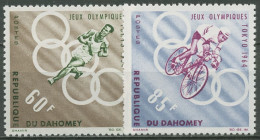 Dahomey 1964 Olympische Sommerspiele In Tokio Laufen Rad 239/40 Postfrisch - Benin - Dahomey (1960-...)