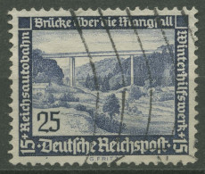 Dt. Reich 1936 WHW Moderne Bauten 641 Y Mit Wellenstempel (R80692) - Usados
