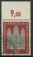 Bund 1956 800 Jahre Abteikirche Maria Laach 238 Oberrand Gestempelt - Gebruikt