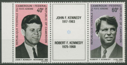 Kamerun 1968 John F. Kennedy Präsident Der USA 559/60 ZD Postfrisch - Camerún (1960-...)