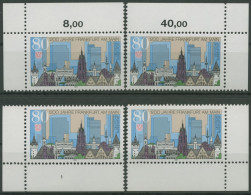 Bund 1994 Frankfurt Am Main Stadtbild 1721 Alle 4 Ecken Postfrisch (E2228) - Unused Stamps