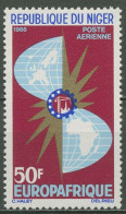 Niger 1966 EUROPAFRIQUE Weltkarte 131 Postfrisch - Níger (1960-...)