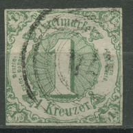 Thurn Und Taxis 1859/61 1 Kreuzer 20 Gestempelt - Other & Unclassified