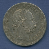 Österreich Gulden 1879, Franz Joseph I., J 342 Vz/st (m3972) - Austria