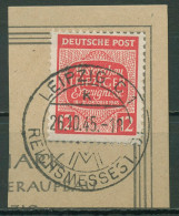 SBZ West-Sachsen 1945 Musterschau Leipziger Erzeugnisse 125 X Briefstück - Other & Unclassified