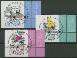 Bund 2013 Sporthilfe Mäuse Uli Stein 3004/06 Ecke 4 TOP-ESST Berlin (E3984) - Used Stamps