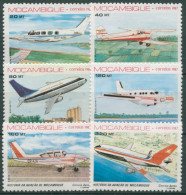 Mocambique 1987 Geschichte Der Luftfahrt Flugzeuge 1105/10 Postfrisch - Mosambik