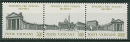 Vatikan 1991 Bischofssynode Petersplatz Mit Basilikum 1043/45 ZD Postfrisch - Unused Stamps