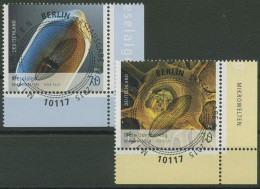 Bund 2015 Mikrowelten Alge Blüte 3192/93 Ecke 4 Mit TOP-ESST Berlin (E4014) - Used Stamps