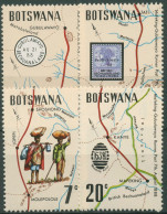 Botswana 1972 Botenpost Mafeking-Gubulawayo Landkarte 88/91 Postfrisch - Botswana (1966-...)