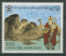 Vatikan 1994 Franziskaner Montecorvino In China 1127 Postfrisch - Nuovi