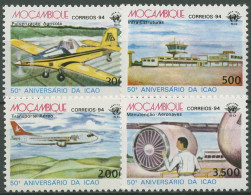 Mocambique 1994 50 Jahre Int. Organisation Für Zivilluftfahrt 1317/20 Postfrisch - Mozambico