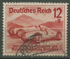 Dt. Reich 1939 Automobil-Ausstellung 687 Gestempelt, Kl. Zahnfehler (R80706) - Gebraucht