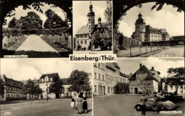 CPA Eisenberg Thüringen, Schlossgarten, Schlosskirche, Ernst Thälmann Park, Rathaus, Markt - Altri & Non Classificati