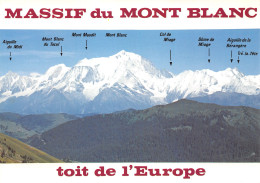 74-MASSIF DU MONT BLANC-N°3778-C/0295 - Other & Unclassified