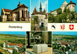 12886554 Porrentruy Eglise Porte De France Chateau Le Sanglier Vue Generale Porr - Other & Unclassified