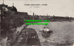 R531263 Thames Embankment. London. Auto Photo Press - Andere & Zonder Classificatie