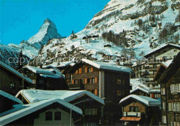 12884032 Zermatt VS Ortsmotiv Mit Blick Zum Matterhorn Walliser Alpen Zermatt - Other & Unclassified