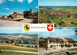 12880868 Schleitheim Kirche Ortsansichten Panoramen Schleitheim - Sonstige & Ohne Zuordnung