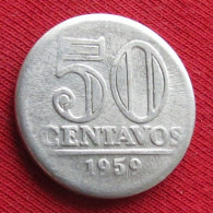 Brazil 50 Centavos 1959 Brasil Bresil Brazilie Brasile W ºº - Brésil