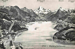 12880311 Vierwaldstaettersee SZ Und Umgebung Alpenpanorama Vogelperspektive Brun - Other & Unclassified