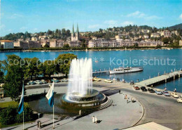 12880132 Luzern LU Wagenbachbrunnen Hofkirche Vierwaldstaettersee Luzern - Otros & Sin Clasificación