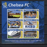 Grenada 2002 Football Soccer, Chelsea Football Club Sheetlet MNH - Clubs Mythiques