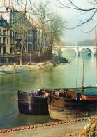 Navigation Sailing Vessels & Boats Themed Postcard Paris L'Ile Saint Louis - Sailing Vessels