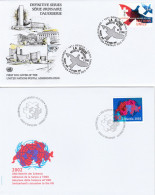 Suisse Nations Unies 2002 Adhésion à L' ONU FDC 's Colombe Switzerland Accession To United Nations FDC's Dove - Gemeinschaftsausgaben