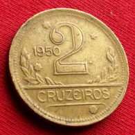 Brazil 2 Cruzeiro 1950 Brasil Bresil Brazilie Brasile W ºº - Brasil