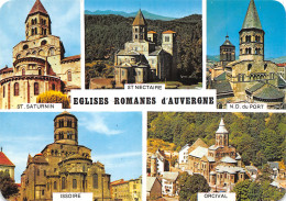 63-EGLISES ROMANES D AUVERGNE-N°3782-C/0181 - Other & Unclassified