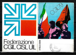 1979 Tessera Sindacato CGIL Confederazione Generale Italiana Del Lavoro - Mitgliedskarten