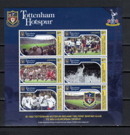 Grenada 2002 Football Soccer, Tottenham Hotspur Football Club Sheetlet MNH - Club Mitici